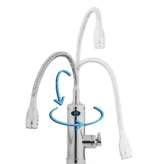 Aquadon SmartHeater Flex-Head – batéria s prietokovým ohrevom vody a LED displejom